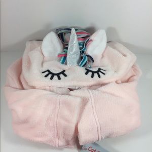 Unicorn bathrobe pink girl’s new with tags sz 4/5